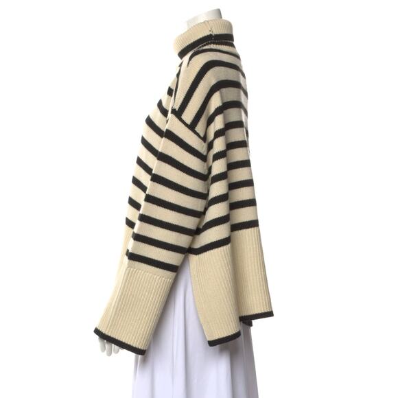Toteme  Signature Stripe Turtleneck Sweater - Picture 7 of 8